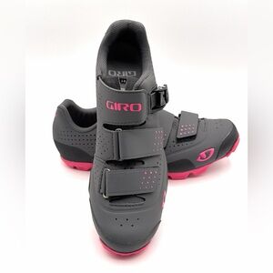 Giro Manta R Women's Cycling Shoes Gray Pink Size EU 41 / US 9/UK 7 EUC